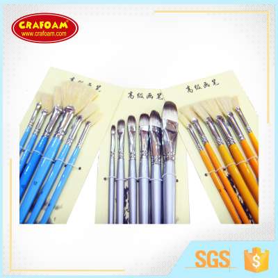 professional CRAFORM artist paint brush sets 6 wholesale for art watercolor,oil,acrylic painting